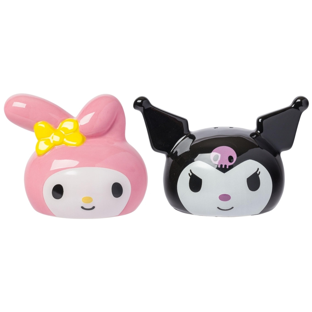 Sanrio My Melody Kuromi Ceramic Salt Pepper Shaker Set